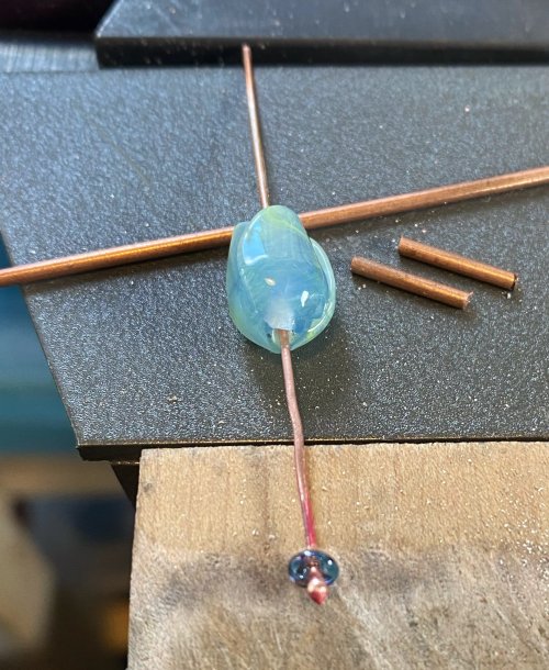 Susan LeGuyader's Stabilizing a Large Hole Bead - , General Education, , stabilizing a large hole bead